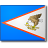 Die Fahne von Amerikanisch-Samoa