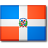 Die Fahne von Dominikanische Republik