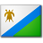 Die Fahne von Lesotho