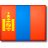 Die Fahne von Mongolei