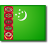 Le drapeau de Turkmenistan